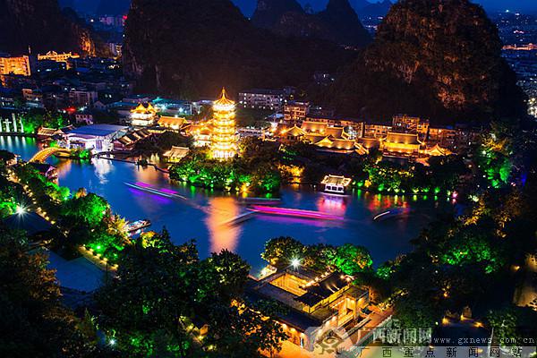 桂林两江四湖·象山景区国家5A级景区揭牌(图