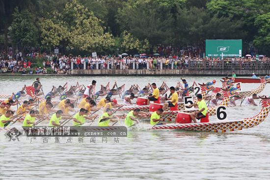 2017中国·东盟龙舟赛5月30日将在南宁市南湖开启