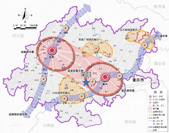 荣昌古时称昌州,位于重庆市西部,地处四川,重庆两地接壤处.图片