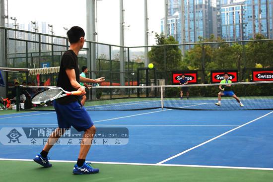 2018广西网球精英团体赛打响 网球高手激战南宁