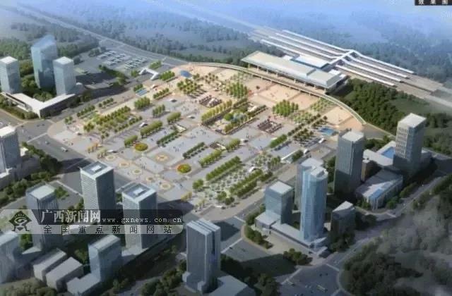 贺州火车站站房改造有望2018年底完工 效果图
