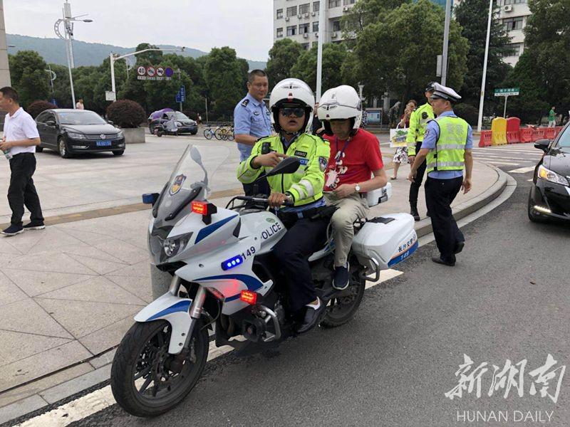 全天8起涉考求助长沙交警全部及时处理 无一考