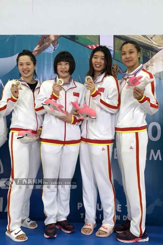 2018年蹼泳世界杯总决赛：广西选手收获4金4银1铜