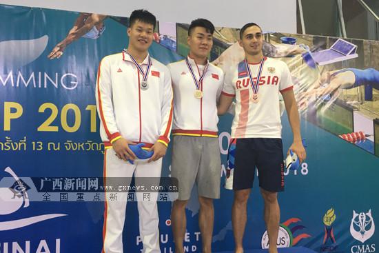 2018年蹼泳世界杯总决赛：广西选手收获4金4银1铜