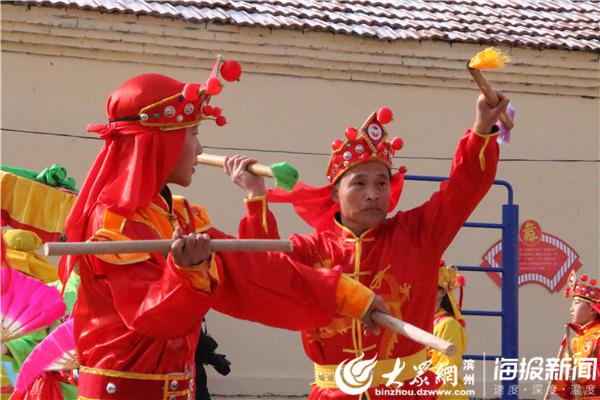 阳信第六届鼓子秧歌文化艺术活动开幕