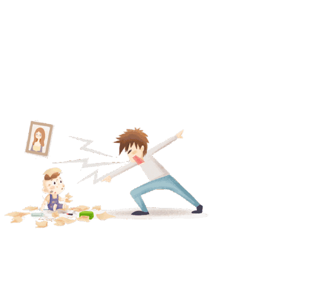 个凌波微步就冲到了卧室正在厨房炒菜的她拿着锅铲从椅子上滚下来有一