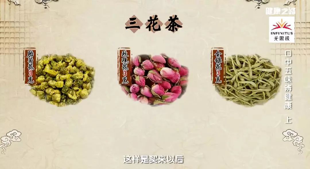 解口苦,专家推荐—三花茶口苦,烦躁,失眠,耳鸣,胸胁胀痛,大便干燥