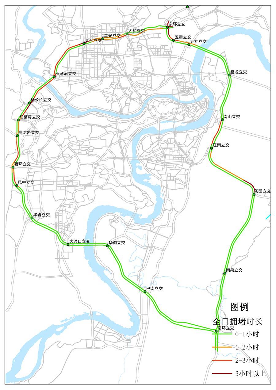 重庆内环地图图片