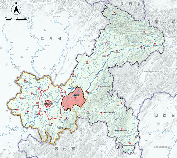 四川省涪陵市地图图片