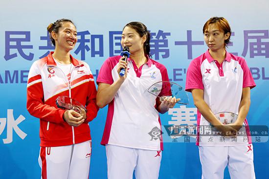 媒体推荐8月30日,天津全运会女子水球比赛场馆内,国家女子水球队为
