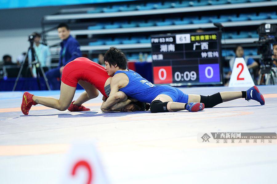 钟雪纯无缘全运会女子自由式摔跤53kg级比赛奖牌