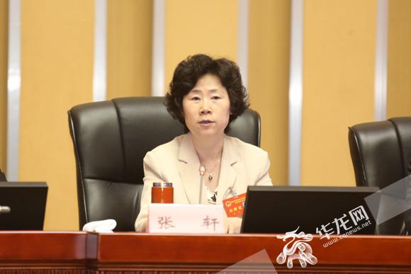 市人大常委会主任张轩.记者 刘嵩 摄