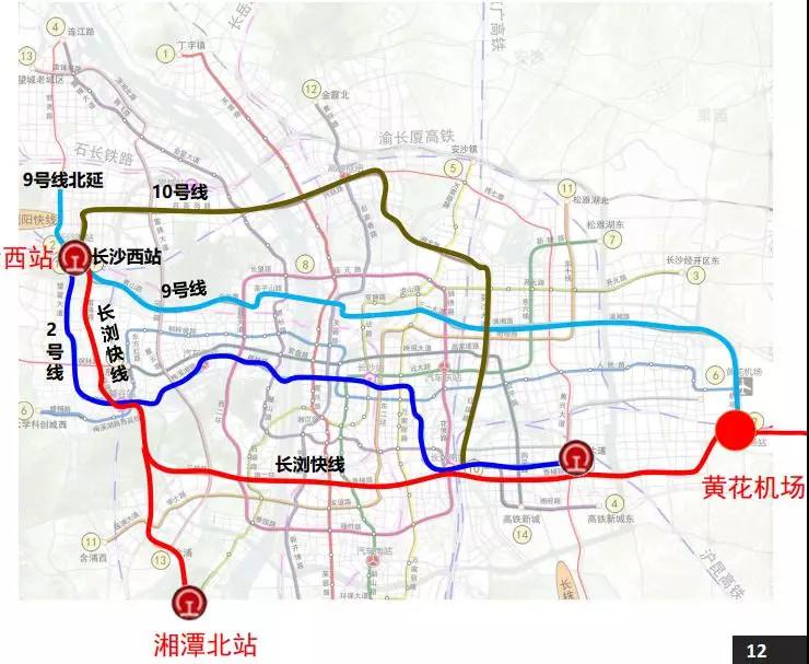 長沙高鐵西城建設啟動,站場規模12臺22線,4條軌道交通貫穿全城