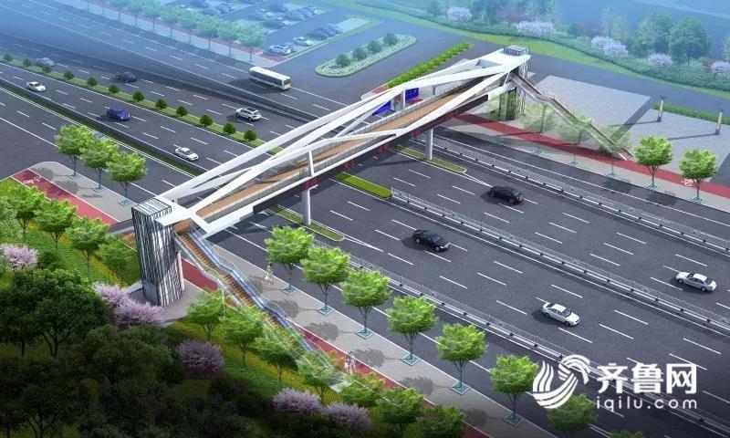 潍坊潍县中路高新段将新建3处过街天桥