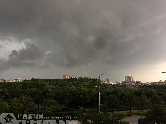 玉林強降雨天氣頻發 部分地區有暴雨