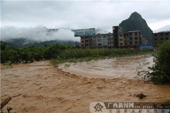 凌云縣暴雨洪災見風骨 危難中干群齊心保一方平安