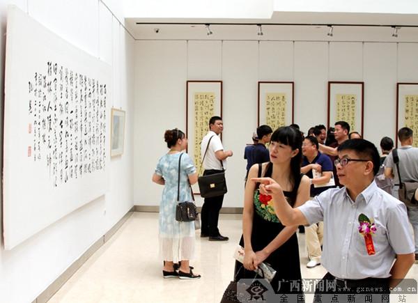 八一前夕 孔見將軍詩書藝術(shù)巡回展在廣西桂林舉行