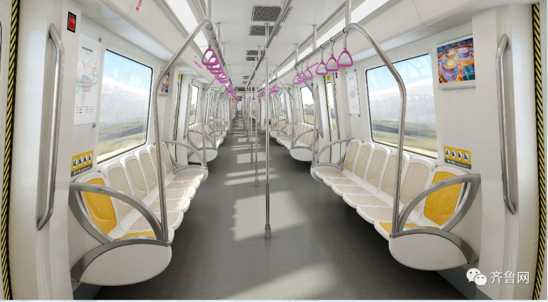 就在刚刚!济南地铁车辆首次亮相!泉城元素满满,座椅专为山东人设计