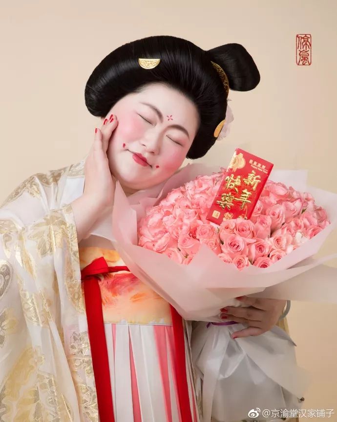 没什么能限制他们的想象世界名画模仿秀唐代仕女吃汤圆