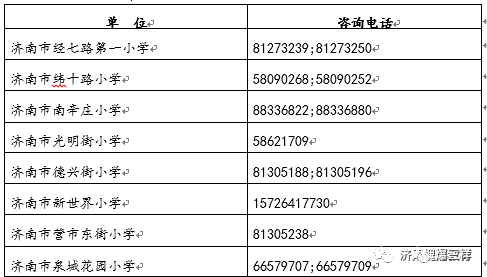 濟南歷下市中槐蔭小學入學政策定了,報名時間,諮詢電話都在這