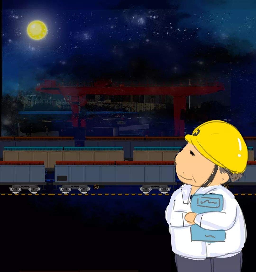 瞧这是咱铁路人的月亮